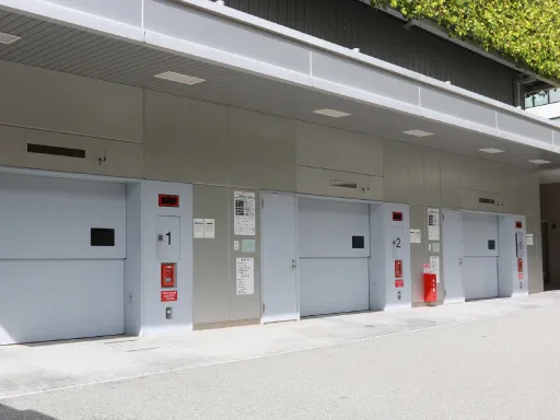 立体駐車場での受付誘導スタッフ